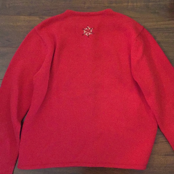 Leopard Print ugly Christmas Sweater medium - Picture 5 of 5